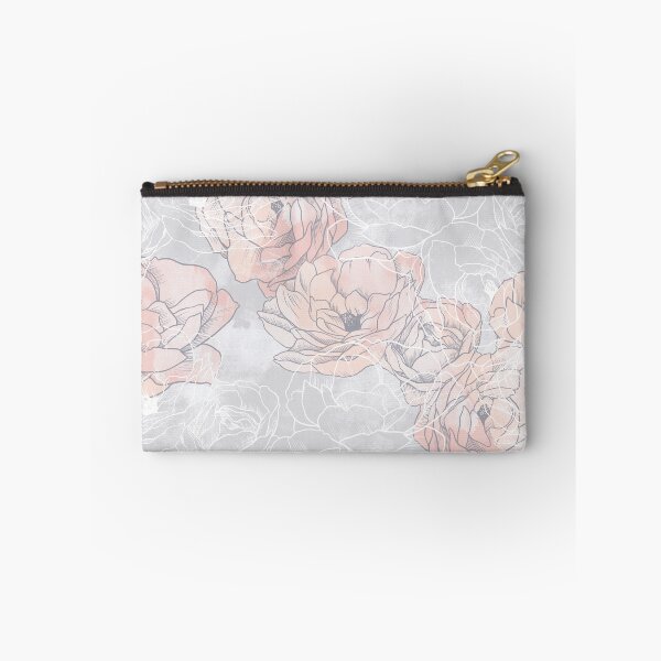 Item preview, Pink Carnation Outline Pattern designed and sold by marknprints.