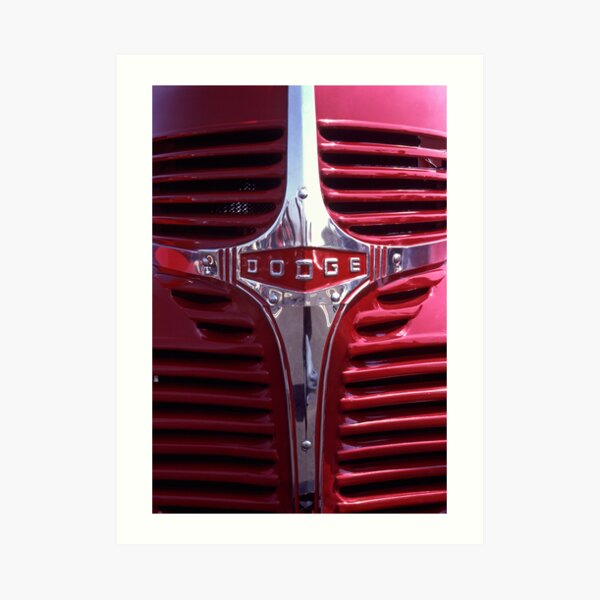 1938 Dodge Pickup Front End Art Print