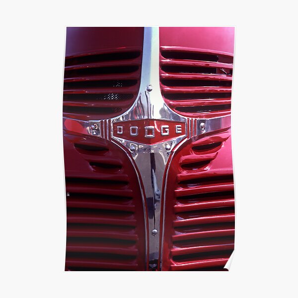1938 Dodge Pickup Front End Poster