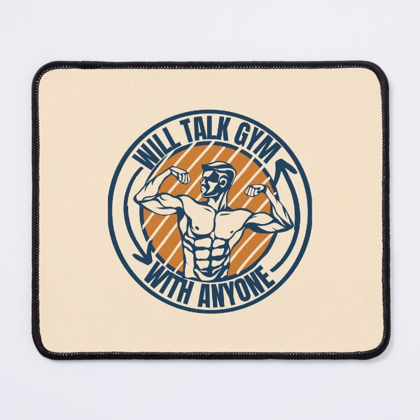Item preview, Will talk Gym with anyone Cool lifting  designed and sold by 5thseason-shop.