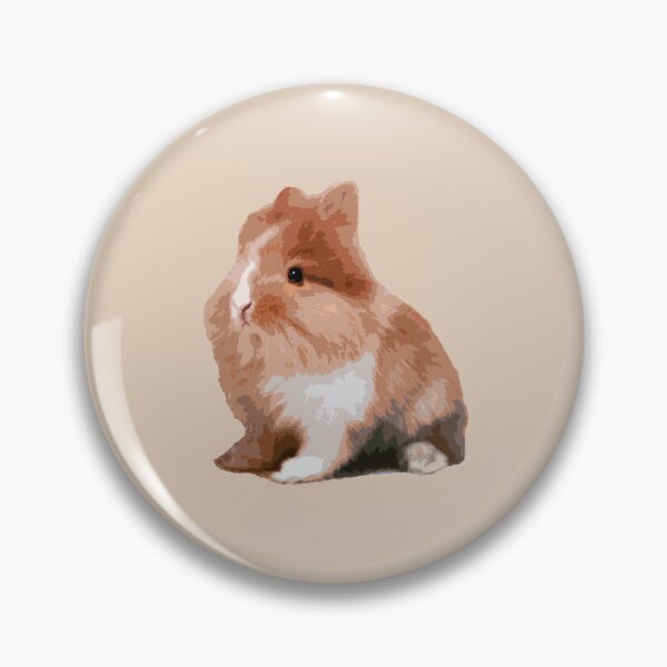 Item preview, Cute Furry Brown Orange Lionhead Rabbit Loves You designed and sold by wigobun.