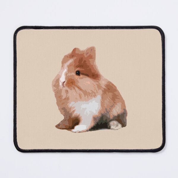 Item preview, Cute Furry Brown Orange Lionhead Rabbit Loves You designed and sold by wigobun.