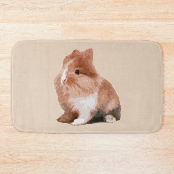 Item preview, Cute Furry Brown Orange Lionhead Rabbit Loves You designed and sold by wigobun.