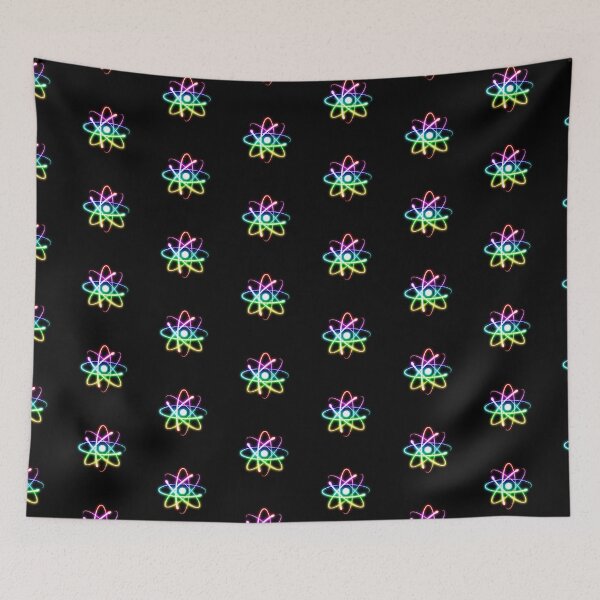 Item preview, Colorful Glow Atomic Symbol designed and sold by houk.