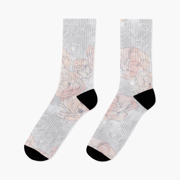 Item preview, Pink Carnation Outline Pattern designed and sold by marknprints.