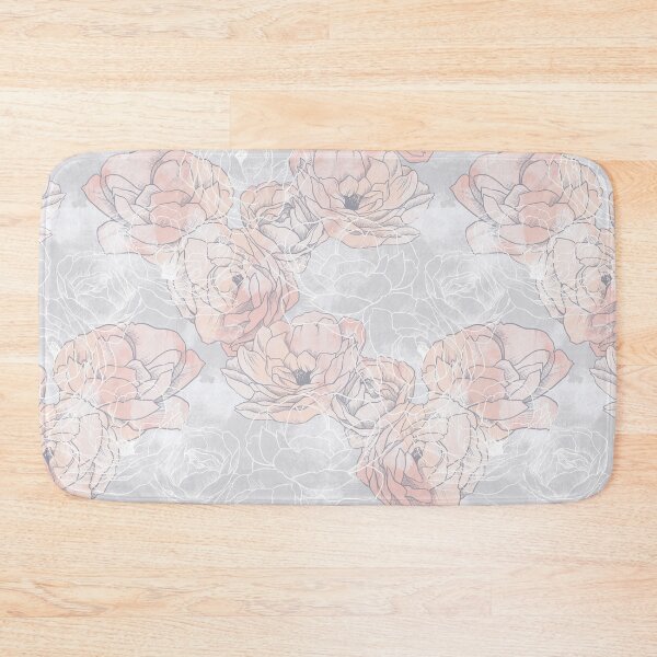 Item preview, Pink Carnation Outline Pattern designed and sold by marknprints.