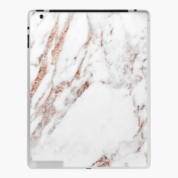 Rose gold vein marble iPad Skin
