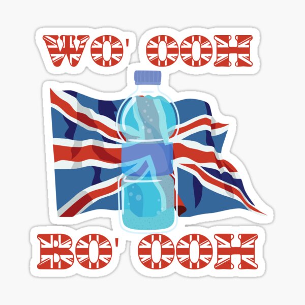 "Water Bottle british accent meme" Sticker for Sale by theBebop Redbubble