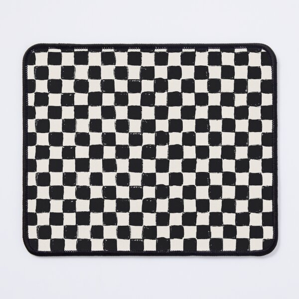Item preview, Black and White Checks Pattern - Retro Check Print designed and sold by BohomadicStudio.