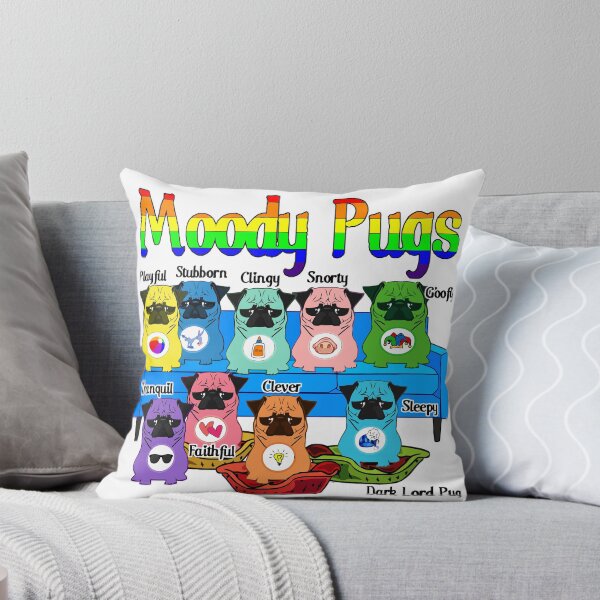 Item preview, MOODY PUGS designed and sold by darklordpug.