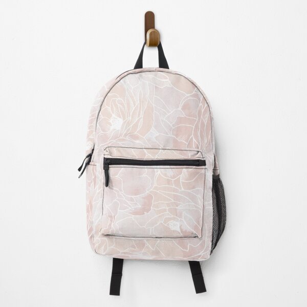 Item preview, Carnation Outline Pattern in Pink Pastel designed and sold by marknprints.