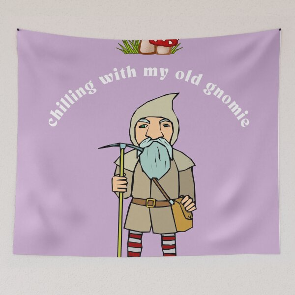 Item preview, chilling with the gnomies old funny family matching gifts grandpa designed and sold by Vkhandekar.