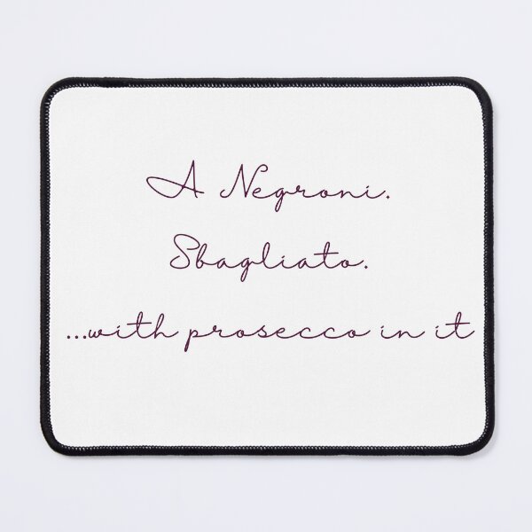 Item preview, Negroni Sbagliato with Prosecco in it designed and sold by kepples.
