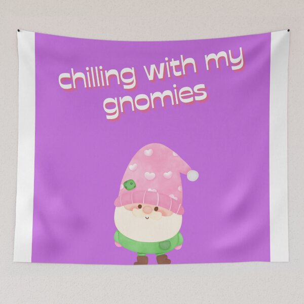 Item preview, chilling with my homies family matching christmas gnome pink cute designed and sold by Vkhandekar.