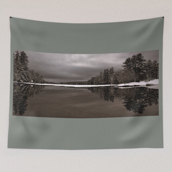 Item preview, Reflection - Late Winter Morning on Highland Lake designed and sold by T.J. Martin.