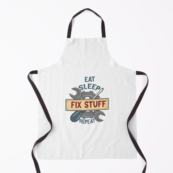 Item preview, Eat Sleep Fix Stuff Repeat designed and sold by Fareslid ⭐⭐⭐⭐⭐.