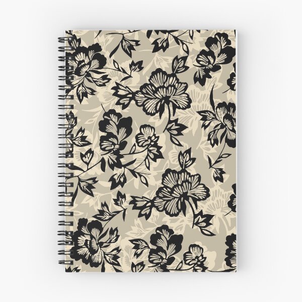Item preview, Iwalani Vintage Hawaiian Floral - Taupe, Natural and Black designed and sold by DriveIndustries.