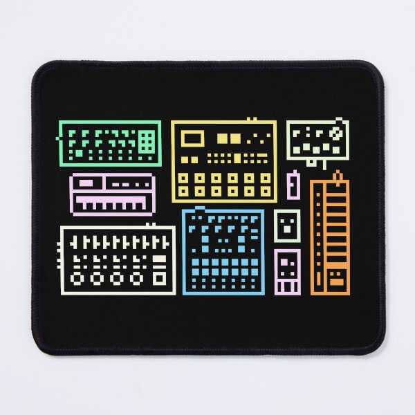 Item preview, Synthesizers, keyboards, midi, electronic music tools pixel art  designed and sold by Glucka.