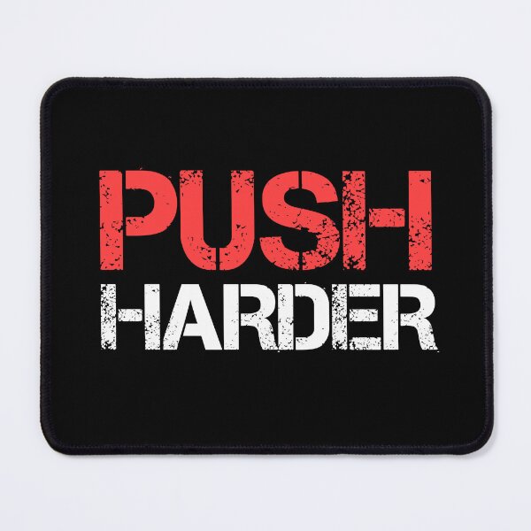 Item preview, Push Hard : Inspirational Quote designed and sold by EnzoVectorism.