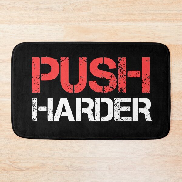 Item preview, Push Hard : Inspirational Quote designed and sold by EnzoVectorism.
