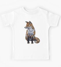 Camiseta para niños Vidrieras, zorro