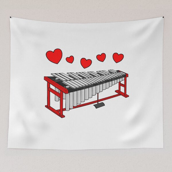 Item preview, Valentines Vibraphone Vibraphonist Wedding Musician designed and sold by doodlerob.