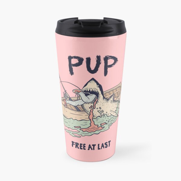 PUP Rock band Free at last Canadian punk rock Travel Coffee Mug