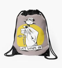 let love in Drawstring Bag