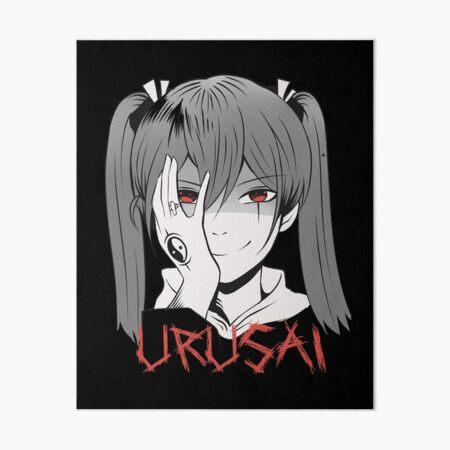 gothic anime girl dark icon, gifts. Art Board Print for Sale by