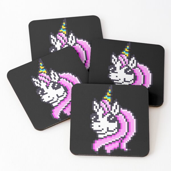 Item preview, Kawaii unicorn. Pixel art designed and sold by Glucka.