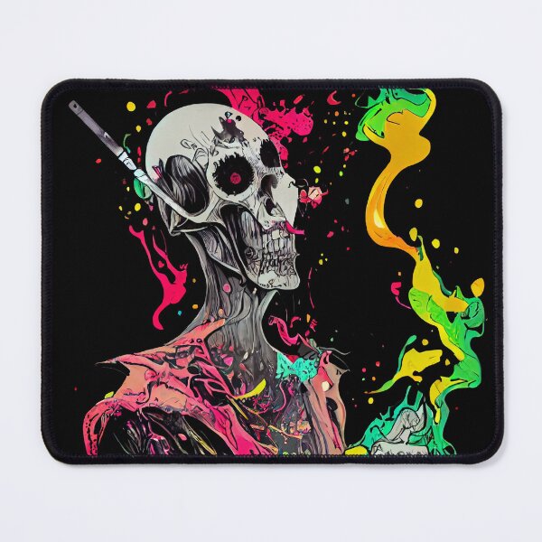 Item preview, The Grim Reaper smoking designed and sold by flowinglobe.