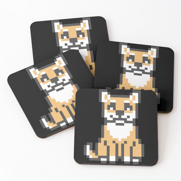 Item preview, Cute Shiba Inu puppy dog. Pixel art designed and sold by Glucka.