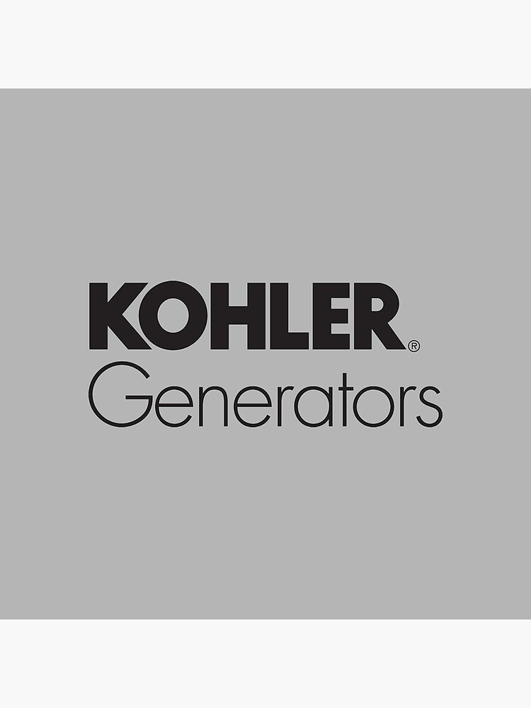 KOHLER, Logo, Kohler. X-6276-3 || Brags & Hayes Generators