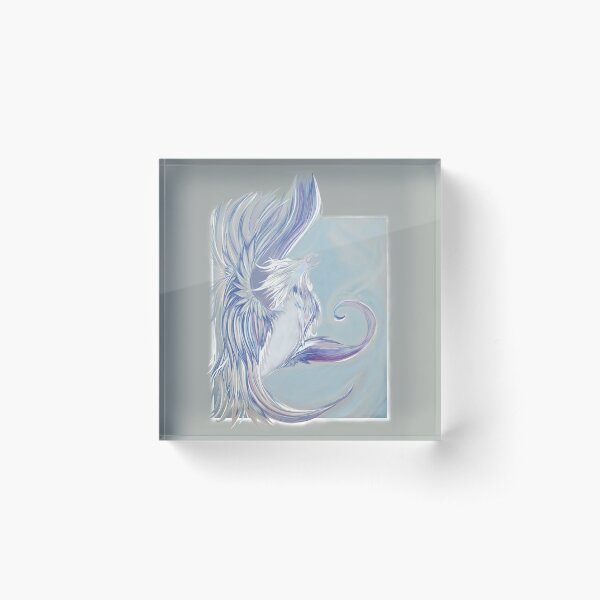 Item preview, Caladrius, a mythical bird known for taking someone's sickness away then healing itself. designed and sold by BrightLilyArt.