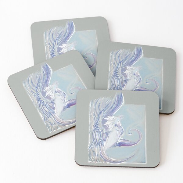Item preview, Caladrius, a mythical bird known for taking someone's sickness away then healing itself. designed and sold by BrightLilyArt.