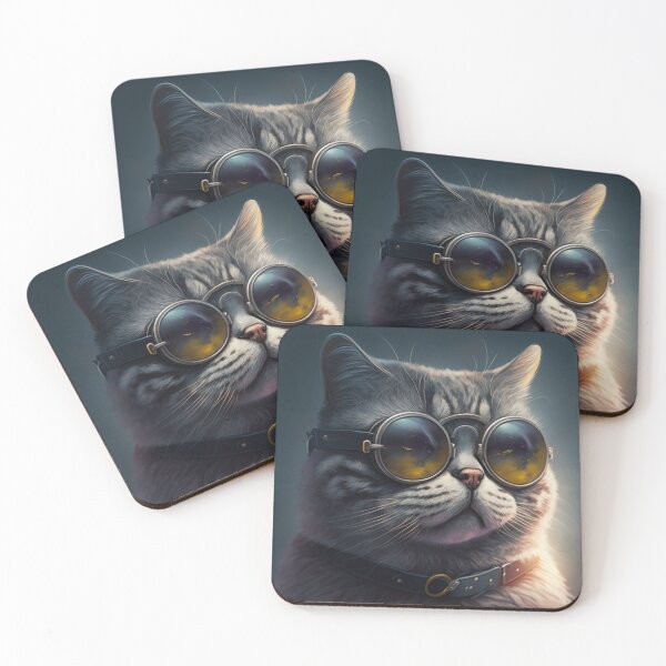 Item preview, Cat with sunglasses designed and sold by MaryAnn84.