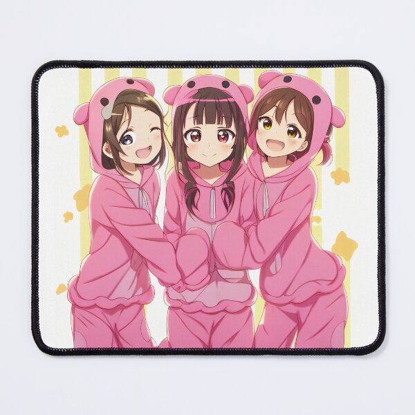 Item preview, Anime girls in pink pyjamas designed and sold by schizarty.
