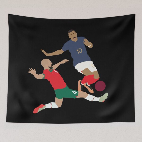 Item preview, Sofyan Amrabat Tackle of the World Cup, Morocco vs France designed and sold by Jackshun.