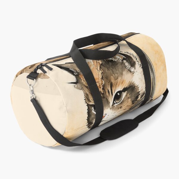 Item preview, Baby cat as samurai - sumi-e painting designed and sold by MaitionDesigns.
