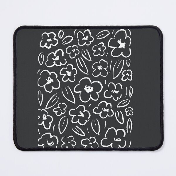 Item preview, Flower Sketch In Black and White - Modern Boho Art Pattern designed and sold by BohomadicStudio.