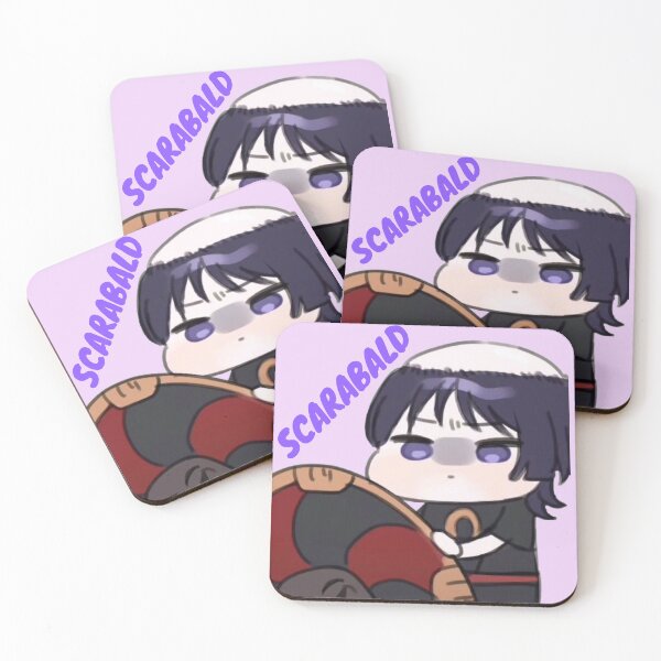 Item preview, ⭐⭐⭐⭐⭐Scaramouche Genshin Impact Scarabald Meme Funny Genshin Impact Meme Cute Chibi Scaramouche Genshin Impact designed and sold by feach.