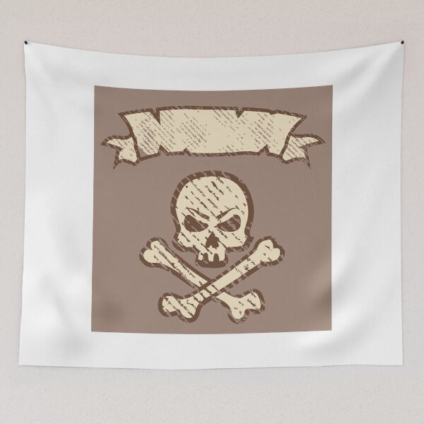 Item preview, Grunge Skull Label designed and sold by vectorworks51.