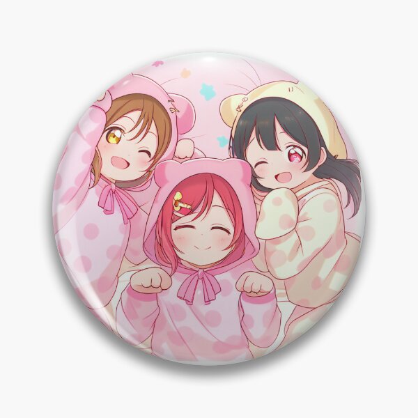 Item preview, Anime Girls in pink pyjamas designed and sold by schizarty.