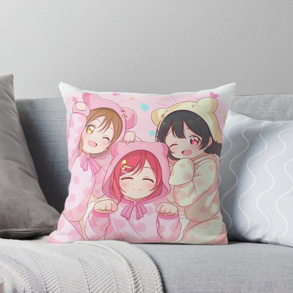 Item preview, Anime Girls in pink pyjamas designed and sold by schizarty.