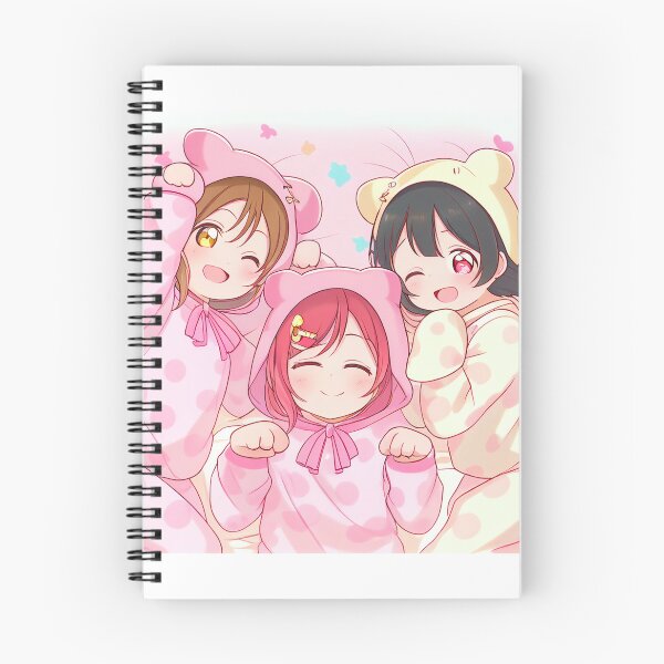 Item preview, Anime Girls in pink pyjamas designed and sold by schizarty.