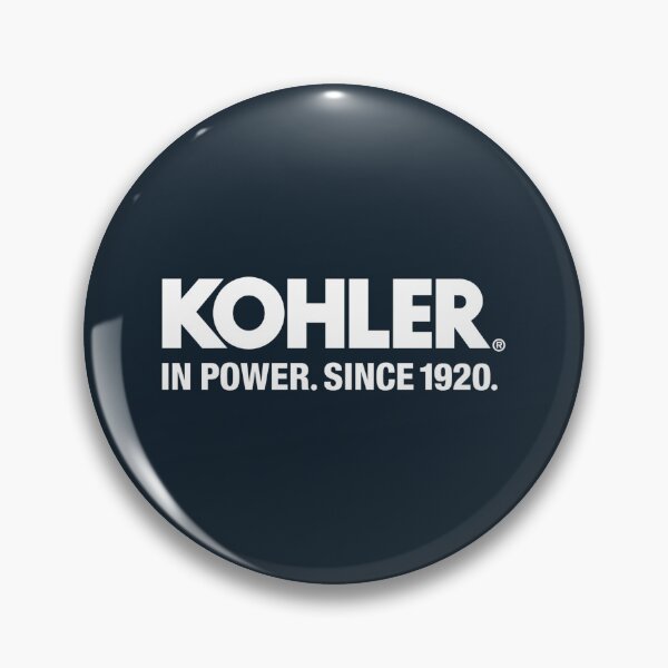 Item preview, white kohler in power logo designed and sold by juliafrenaaaa.