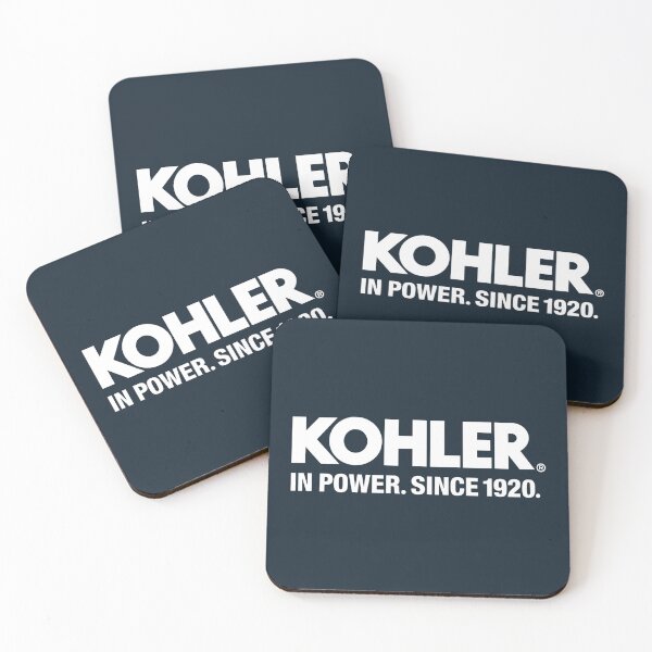 Item preview, white kohler in power logo designed and sold by juliafrenaaaa.