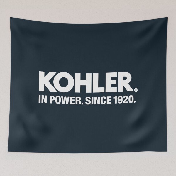 Item preview, white kohler in power logo designed and sold by juliafrenaaaa.