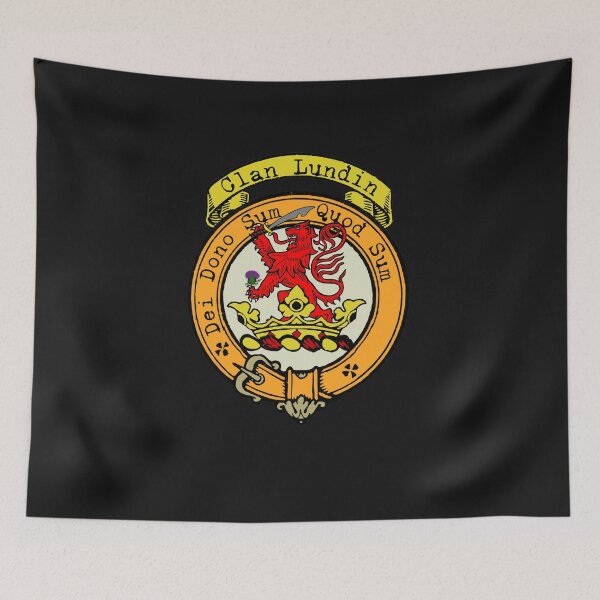Item preview, Lundin Clan Surname crest designed and sold by BagTown Clans.