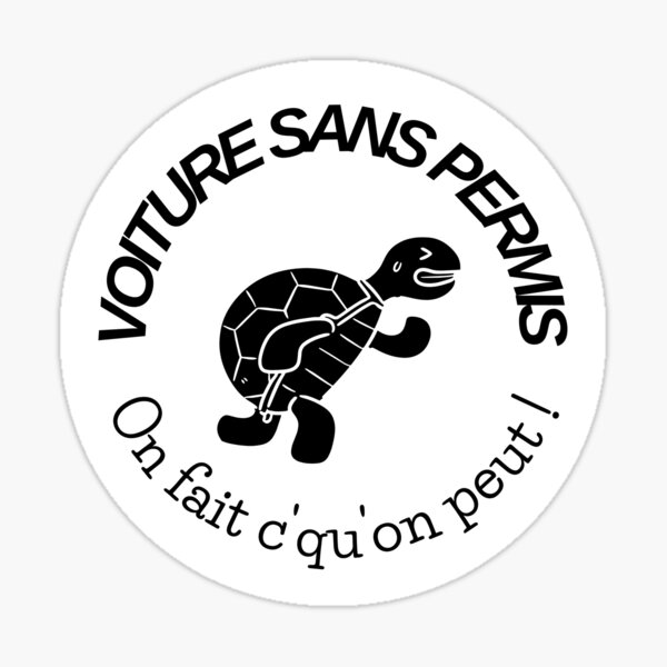 sticker-car-without-a-license-sticker-trunk-windshield-slow-vehicle